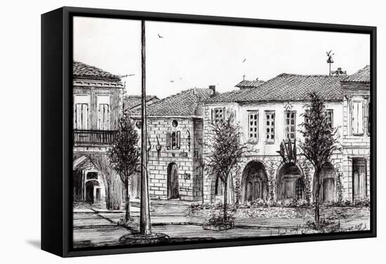 Sauveterre Town France, 2010-Vincent Alexander Booth-Framed Stretched Canvas