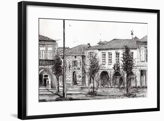 Sauveterre Town France, 2010-Vincent Alexander Booth-Framed Giclee Print