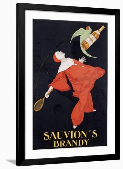 Sauvion's Brandy, 1925-Leon Benigni-Framed Premium Giclee Print