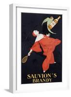 Sauvion's Brandy, 1925-Leon Benigni-Framed Giclee Print