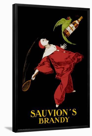Sauvion's Brandy-Leonetto Cappiello-Framed Poster