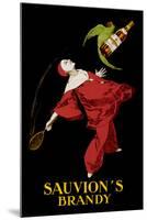 Sauvion's Brandy-Leonetto Cappiello-Mounted Poster