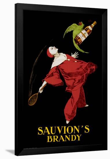 Sauvion's Brandy-Leonetto Cappiello-Framed Poster