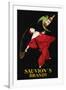 Sauvion's Brandy-Leonetto Cappiello-Framed Premium Giclee Print