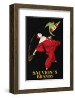 Sauvion's Brandy-Leonetto Cappiello-Framed Art Print