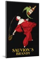 Sauvion's Brandy-Leonetto Cappiello-Mounted Art Print