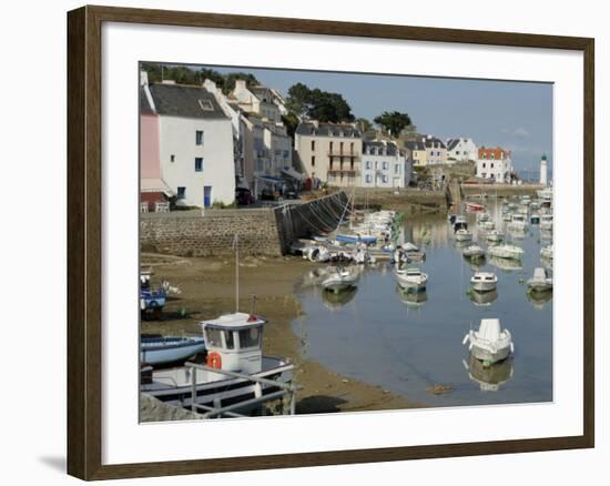 Sauzon Port, Belle Ile, Brittany, France, Europe-Groenendijk Peter-Framed Photographic Print