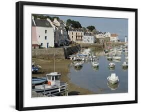 Sauzon Port, Belle Ile, Brittany, France, Europe-Groenendijk Peter-Framed Photographic Print