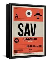 SAV Savannah Luggage Tag I-NaxArt-Framed Stretched Canvas