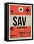 SAV Savannah Luggage Tag I-NaxArt-Framed Stretched Canvas