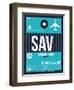SAV Savannah Luggage Tag II-NaxArt-Framed Art Print