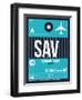 SAV Savannah Luggage Tag II-NaxArt-Framed Art Print