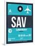 SAV Savannah Luggage Tag II-NaxArt-Framed Art Print