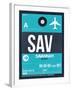 SAV Savannah Luggage Tag II-NaxArt-Framed Art Print