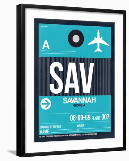 SAV Savannah Luggage Tag II-NaxArt-Framed Art Print