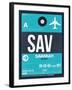 SAV Savannah Luggage Tag II-NaxArt-Framed Art Print