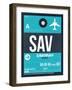 SAV Savannah Luggage Tag II-NaxArt-Framed Art Print