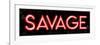 Savage Red Light-Milli Villa-Framed Art Print