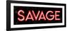 Savage Red Light-Milli Villa-Framed Art Print