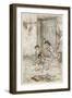 Savage Schoolgirl 1908-Arthur Rackham-Framed Art Print