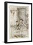 Savage Schoolgirl 1908-Arthur Rackham-Framed Art Print