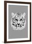 Savane Tiger - Noir-Emilie Ramon-Framed Giclee Print