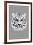 Savane Tiger - Noir-Emilie Ramon-Framed Giclee Print