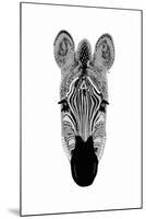 Savane Zebra - Noir-Emilie Ramon-Mounted Giclee Print