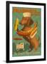 Savannah, Georgia - Dachshund - Retro Hotdog Ad-Lantern Press-Framed Art Print