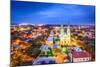 Savannah, Georgia Downtown Skyline at the Cathedral.-SeanPavonePhoto-Mounted Photographic Print