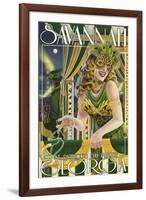 Savannah, Georgia - St. Patricks Day Parade-Lantern Press-Framed Art Print