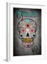 Savannah, Georgia - Sugar Skull-Lantern Press-Framed Art Print