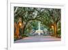 Savannah, Georgia, USA at Forsyth Park Fountain.-SeanPavonePhoto-Framed Premium Photographic Print