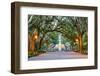 Savannah, Georgia, USA at Forsyth Park Fountain.-SeanPavonePhoto-Framed Photographic Print