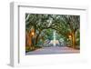 Savannah, Georgia, USA at Forsyth Park Fountain.-SeanPavonePhoto-Framed Photographic Print