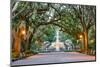 Savannah, Georgia, USA at Forsyth Park Fountain.-SeanPavonePhoto-Mounted Photographic Print