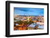 Savannah, Georgia, USA Downtown Skyline at Night.-SeanPavonePhoto-Framed Photographic Print