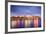 Savannah, Georgia, USA Downtown Skyline at the Riverfront at Dusk.-SeanPavonePhoto-Framed Photographic Print