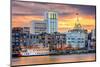 Savannah, Georgia, USA Riverfront Skyline.-SeanPavonePhoto-Mounted Photographic Print