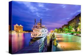 Savannah, Georgia, USA Riverfront.-SeanPavonePhoto-Stretched Canvas