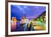 Savannah, Georgia, USA Riverfront.-SeanPavonePhoto-Framed Photographic Print