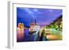 Savannah, Georgia, USA Riverfront.-SeanPavonePhoto-Framed Photographic Print