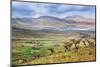 Savannah Landscape in Tanzania, Africa. Maasai Houses in the Valley-Michal Bednarek-Mounted Photographic Print