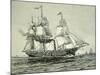 Savannah, the First Steamship to Cross the Atlantic, 1819-null-Mounted Giclee Print