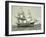 Savannah, the First Steamship to Cross the Atlantic, 1819-null-Framed Giclee Print