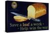 Save a Loaf a Week - Help Win the War Poster-null-Stretched Canvas