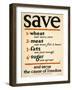 Save and Serve the Cause of Freedom-null-Framed Giclee Print