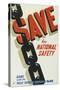 Save for National Safety, Bank with the Post Office Savings Bank-Frank Newbould-Stretched Canvas