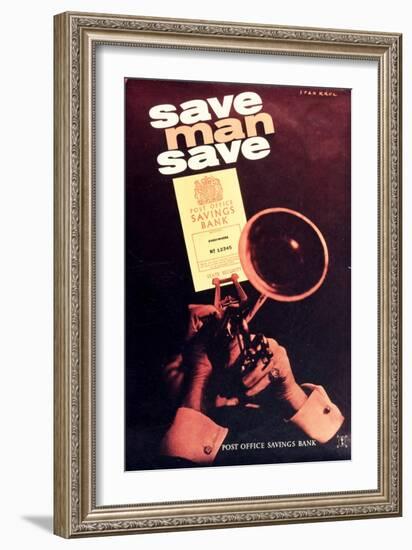 Save Man Save-Stan Krol-Framed Art Print