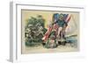 "Save me from my friends!", 1898-Louis Dalrymple-Framed Giclee Print